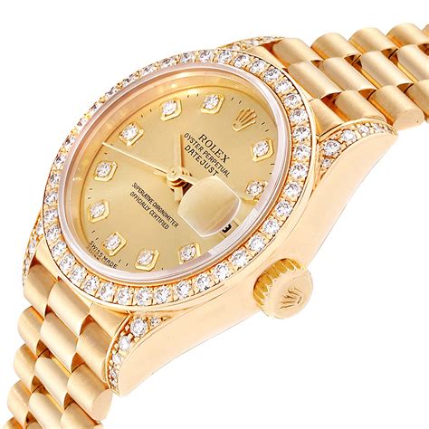 rolex women's watches with diamonds